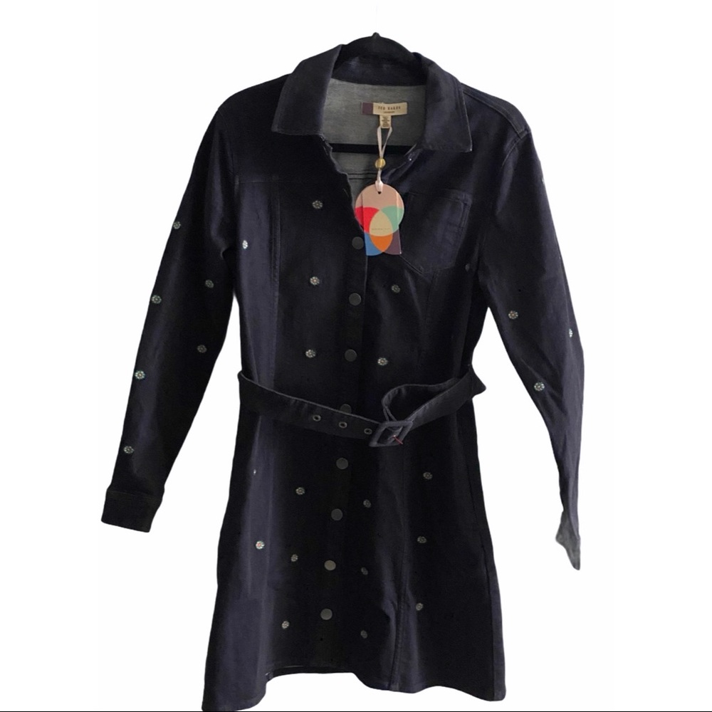 Ted Baker London denim shirt dress - Picture 2 of 4